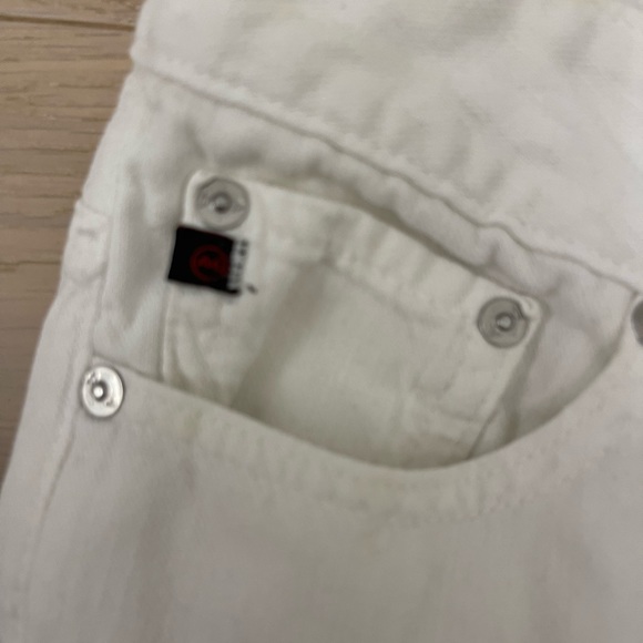 AG white bell bottom jeans. - Picture 6 of 7